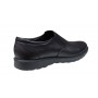 Pantofi barbati casual, cu elastic, piele naturala, CORSA, Negru - TENCORSAEN